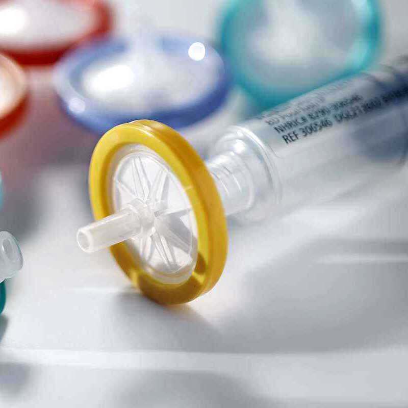PTFE PES 针头过滤器 100只/盒 13mm/25mm 0.22/0.45 点胶