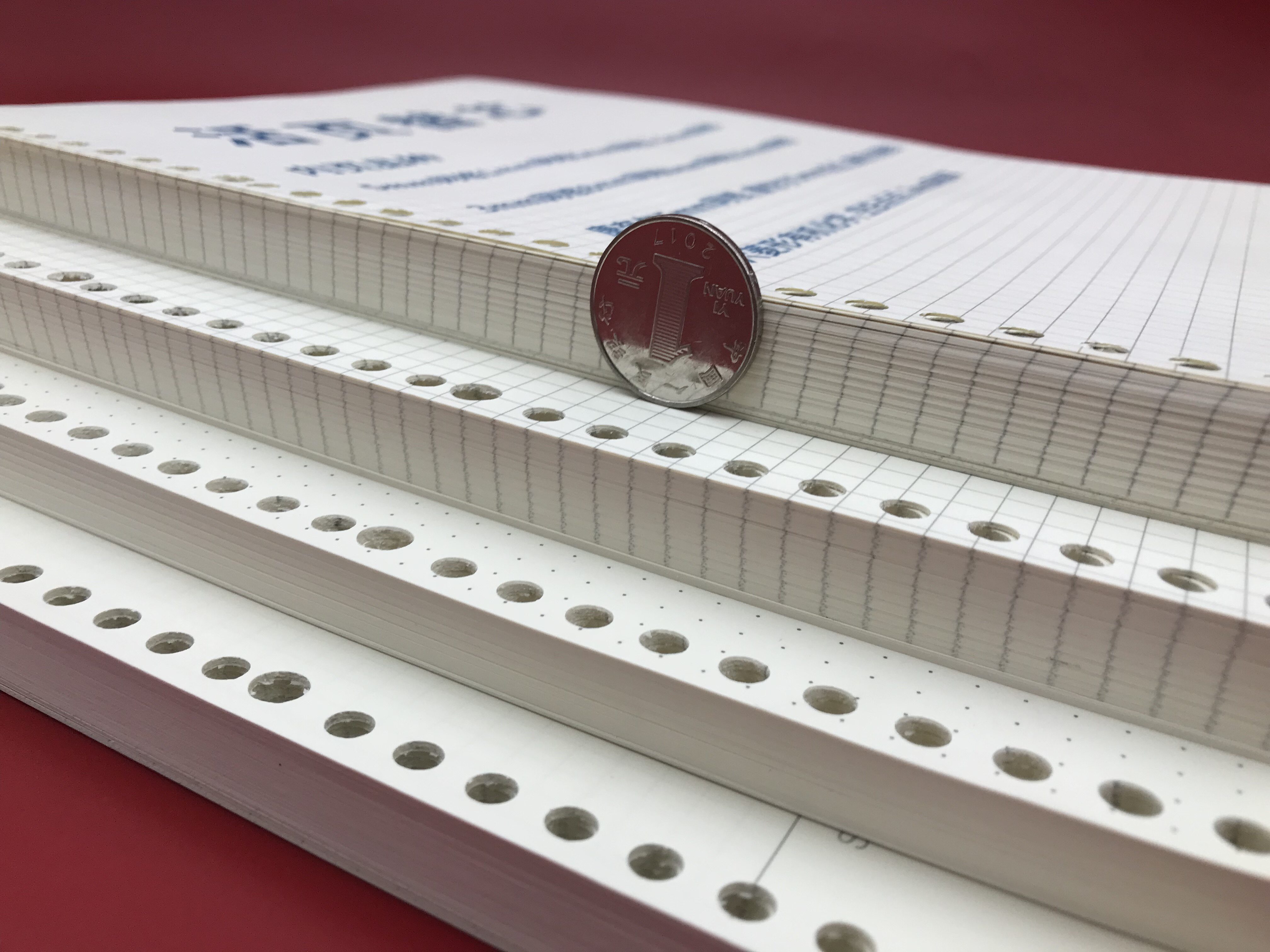 The alive page a4 substitute b5 grid for Cornell's mistake 26 hole removable notebook 30 hole inside page core