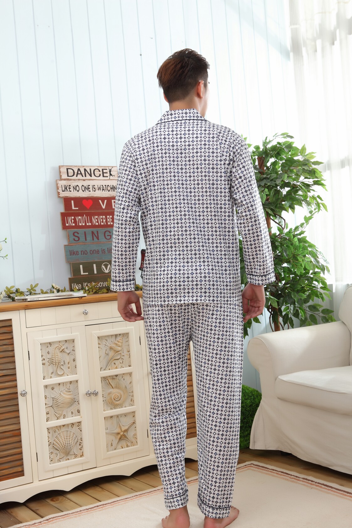 Pyjama pour homme OTHER   en Coton à manches longues - Ref 3003002 Image 92