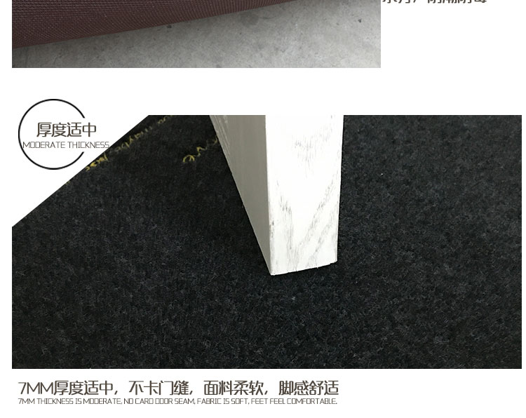 Cửa ra vào thảm cửa ra vào thảm cửa phòng ngủ nhà bếp foyer phòng tắm thấm sàn thảm chống trượt tùy chỉnh - Thảm sàn thảm nhựa rối