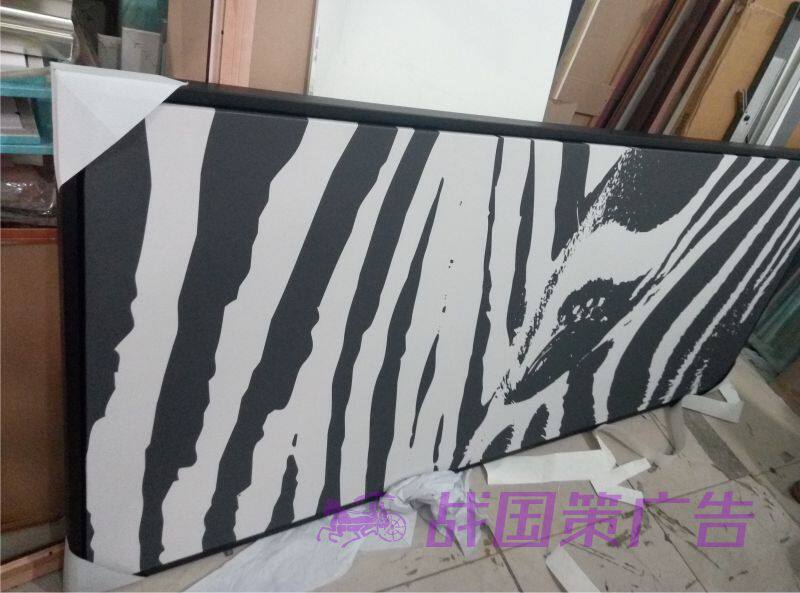 Print painting frame custom framed Solid wood European wall hanging photo frame Custom frame diy pure cotton oil painting frameless painting