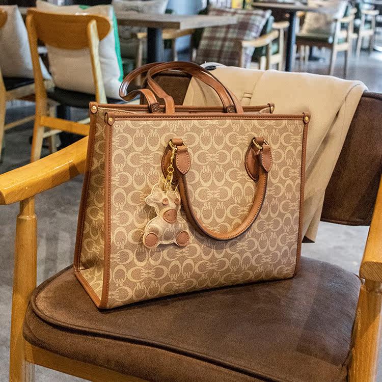 Great God Recommended Pet to Shoulder Bag 2021 New printed shopping bag entrusted with extra-large capacity single shoulder handbag bag