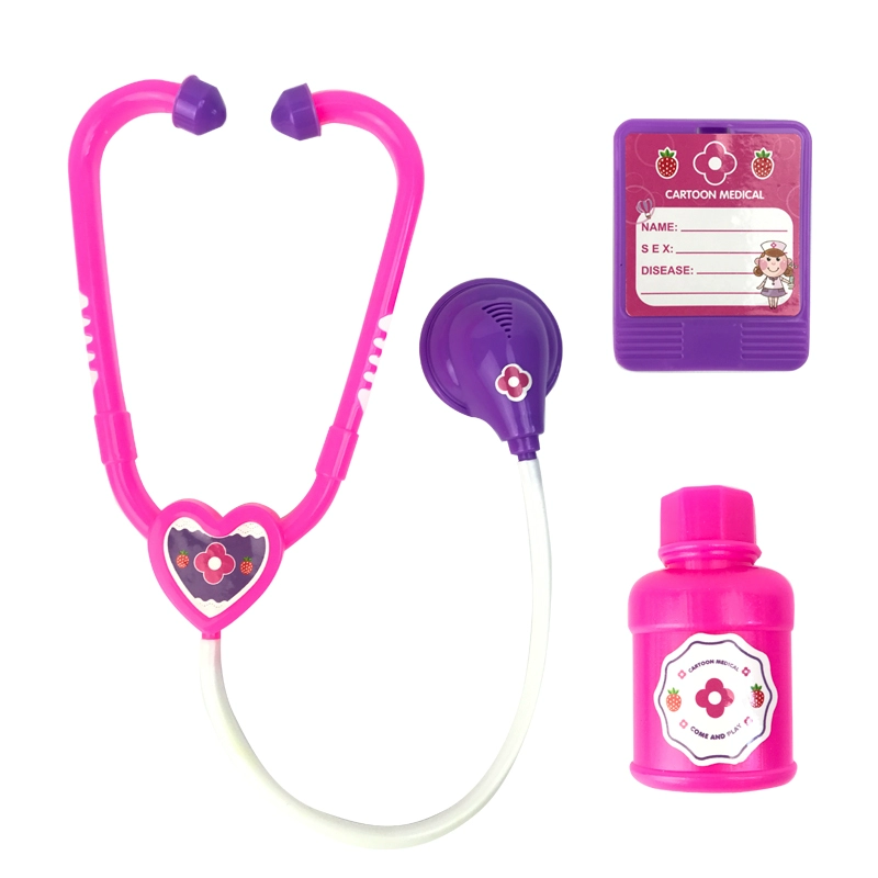 Cô gái món quà đồ chơi trẻ em gái y tế công cụ nhà đồ chơi sáng tạo đồ chơi trẻ em ống tiêm ống nghe cô gái
