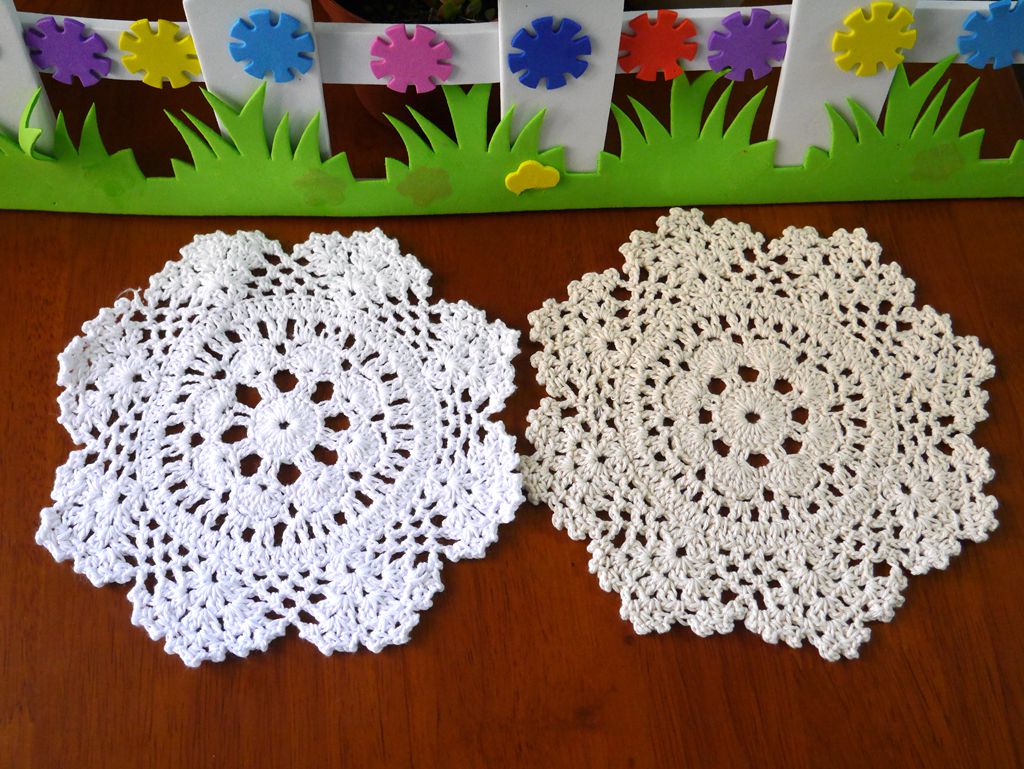 I love my home pure hand crochet hook Cotton Lace Cotton Lace Hollowed-out Woven Tablecloth Tea Mat Table Flag Cover Cloth Cup Mat