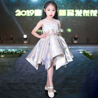 Váy bé gái màu kẹo 2019 mẫu mới dành cho trẻ em mẫu catwalk trình diễn trang phục nhỏ chủ nhà cô gái váy dạ hội - Váy trẻ em váy đầm thu đông cao cấp bé gái