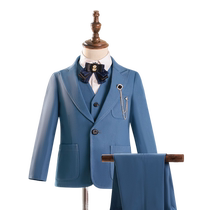 Childrens suit suit boy British style handsome birthday flower girl small suit host piano performance dress