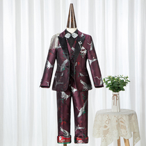 Childrens Suit Set 2021 Boys Dress Piano Performance Coats