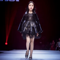 Trang phục trẻ em gái dạ hội 2019 mẫu mới catwalk trang phục piano trang phục nhỏ chủ nhà - Váy trẻ em quần áo be gái 10 tuổi