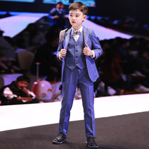 Childrens suit suit suit boys English style 2021 new summer flower girl dress show handsome piano costume