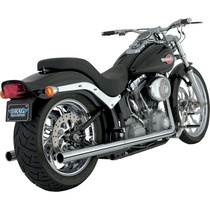 Harley modified exhaust soft tail night Walker fat boy heir luxury 2 out 2 long vh shark tail silencer