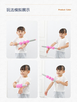 Child Touch Massage Stick Home Sensation Training Equipment Baby Haptic Stick Home Early Teaching Massage Ball Toys