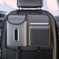 [Высококлассный серый] Водонепроницаемое ведро для хранения + подвесная сумка для салфеток