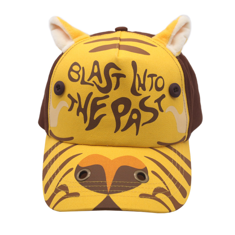 Bear Infested Virgin Age Bear Two Paparazzi Hat Fly Swordtoothed Tiger Duck Tongue Cap Child Breathable Cap Baseball Cap