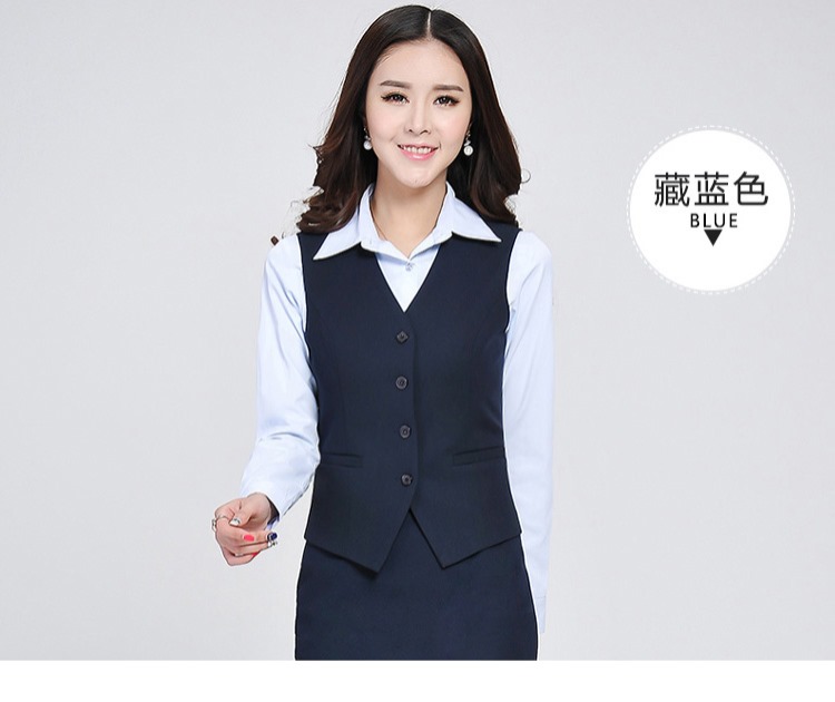 Mùa xuân, mùa hè và mùa thu vest vest OL chuyên nghiệp nữ slim vest vest dụng cụ ngân hàng vest vest áo phao nữ dáng ngắn hàn quốc