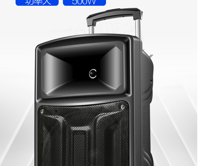 cục thu phát wifi Yushchenko 15 inch công suất cao nhảy vuông âm thanh máy nghe nhạc ngoài trời di động đòn bẩy di động với micro không dây loa di động sân khấu chuyên nghiệp hiệu suất nhảy karaoke nhà Bluetooth bass - Trình phát TV thông minh cục phát wifi di dong