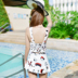 Áo tắm mới nữ dễ thương tam giác tươi chia ngực lớn ngực nhỏ tụ tập váy chia thời trang bơi mùa xuân - Bộ đồ bơi hai mảnh bikini 2 mảnh Bộ đồ bơi hai mảnh