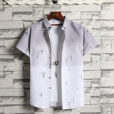 Летняя трендовая тонкая рубашка для отдыха, в корейском стиле, подходит для подростков