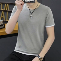 Фальшивые две части серо-короткие рукава внутри