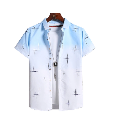 Летняя трендовая тонкая рубашка для отдыха, в корейском стиле, подходит для подростков