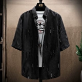 Летняя трендовая рубашка, подходит для подростков, в корейском стиле, облегающий крой