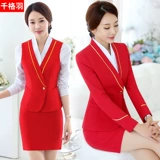 Комбинезон для отеля, пуховик, комплект, рабочий лонгслив, униформа