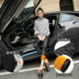 Quần legging dày và nhung thu đông 2018 mới cho các quý cô eo cao phiên bản Hàn Quốc của quần đen giả da quần áo nữ trung niên Quần tây thường