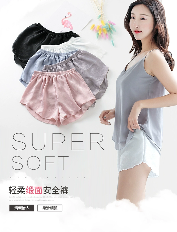 Quần chống nắng an toàn cho nữ mùa hè mặc quần legging ba điểm mỏng phần bảo hiểm quần rộng có kích thước lớn
