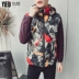 Áo vest cotton nam mùa thu và mùa đông thanh niên vest vest nam phiên bản Hàn Quốc áo lông cừu Áo vest cotton