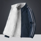 Осенняя двусторонная спортивная куртка, оверсайз