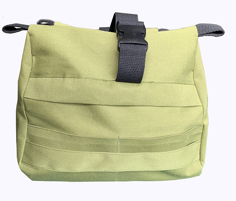 Photographic Retro Sloping Cross Canvas Green Coffee Grey Semi-circle Bag With Shoulder Carrying support bag Saddle Bag God