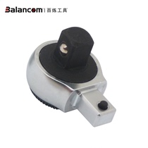 Bailing tools imported torque wrench round head ratchet wheel head 9 * 12MM torque wrench plug-in 14 * 18MM