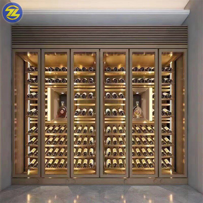 Stainless steel red wine cabinet custom thermostat cabinet houseRed wine cabinet wine cabinet Bar display cabinet