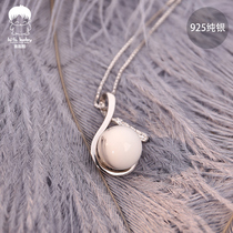 Baby diy homemade breast milk necklace ball Baby fetal hair Fetal hair souvenir pendant making handmade sterling silver permanent