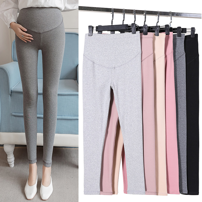 Pregnant Woman Inner Hitch Pants Spring Fall Outside Wearing Boomer Fashion 90% Casual Pregnant Woman Pants Spring Summer Thin and Pants Spring Dress