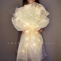 New ins starry bouquet large handmade diy materials Net red dried flowers to send girlfriend confession boys  Day gift