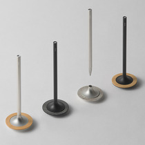 Scum wash Treasia creative black ballpoint pen office metal signature pen student personality writing pen holder