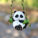 Creative Cute Cartoon Animal Swing Pendant Outdoor Courtyard Garden Tree Balcony Decoration Little Rabbit Ornament