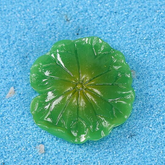 微景观迷你小青蛙荷叶荷花小金鱼树脂动物小摆件盆景造景diy装饰