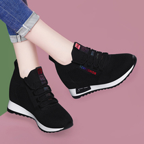 Inner high shoes children 2021 new autumn womens shoes thick-soled sneakers womens breathable light leisure shoes
