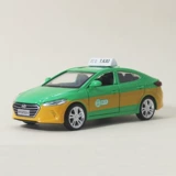 彩珀 Модель автомобиля из сплава 67072 Hyundai, ведущее такси, такси в Пекине, детская игрушка-сбывшаяся игрушка