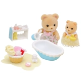 Sylvanian Families играют в игрушки для дома Sylvanian Family Bear детский набор для ванной комнаты пластиковые девочки играют в игрушки для дома, подходят для 10 лет