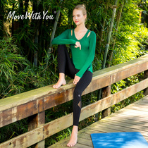 Do you do yoga sports suit female professional long sleeve fitness clothes large size slim yoga suit tight yoga pants