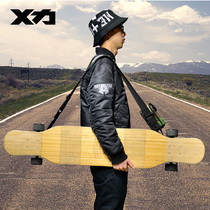  Electric skateboard strap Cross-belt fish board long board dance board double rocker shoulder strap road board electric skateboard bag