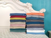 100 pure cotton sheets high end satin - colored European light luxury dual large size heavy order