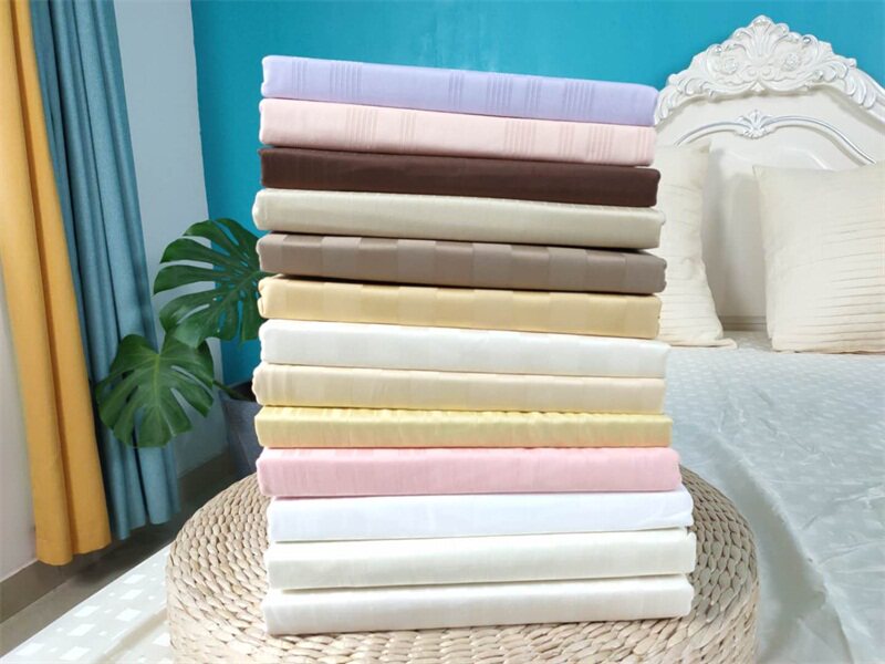 Taifeng Home Textiles 60 counts pure cotton satin satin jacquard bed sheet double large bed sheet Xinjiang long-staple cotton waxy soft and delicate