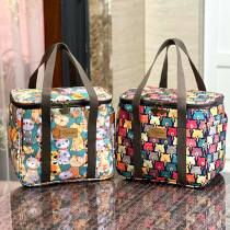 Outdoor large-capacity picnic ice bag insulation bag refrigerated cold storage portable lunch box thickened aluminum foil fresh-keeping lunch bag