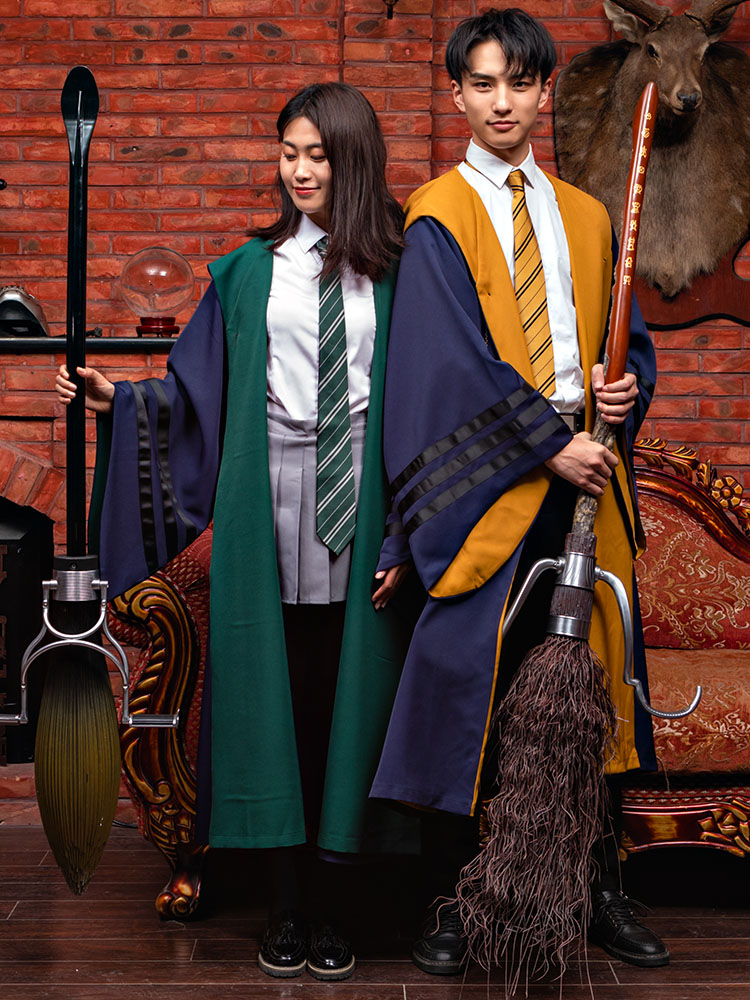Harry magic robe School uniform cloak Potter cloak COSPLAY costume Universal with the same snake house clothing college