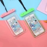 Большая защита мобильного телефона, мультяшная водонепроницаемая непромокаемая сумка из ПВХ для плавания, сенсорный экран