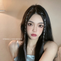 Hair with women Summer tying hair nets Red 100 hitchhiking Fairy Temperament Choreography Chain Head Accessories Advanced Sensual Hairpin Rope Tide