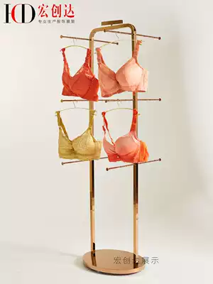 All stainless steel underwear display rack underwear shop underwear bra display rack underwear shelf display rack landing Island rack